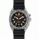 Falcon 44mm Silver Steel Case, Black Rubber I Band