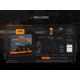 Fenix GL19R V2, Weapon Light, 1,200 Lumens, 3.7 Long, Fits GLOCK and 1913 Rails, Includes Rechargeable 18350 Battery and USB Type-C Charging Cable