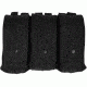 Fox Outdoor AR-15/AK-47 Triple Mag Pouch, Black 099598570316