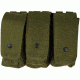 Fox Outdoor AR-15/AK-47 Triple Mag Pouch, Olive Drab 099598570309