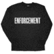 Fox Outdoor Long Sleeve Imprinted T-Shirt, Enforcement - Black - White Imprint, Extra Large, 64-6499 XL