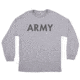 Fox Outdoor Long Sleeve Imprinted T-Shirt, Refelective Army - Heather Grey, Extra Large, 64-6242 XL