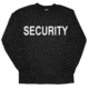 Fox Outdoor Long Sleeve Imprinted T-Shirt, Security - Black, Large, 64-649 L