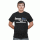 Fox Outdoor Navy One-Sided Imprinted T-Shirt, American Navy- Global Force For Good / Black, Small, 63-542 S