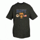 Fox Outdoor Navy One-Sided Imprinted T-Shirt, USN with Logos / Navy, Large, 64-43 L
