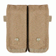 Fox Outdoor Rip-Away AR-15/AK 47 Dual Mag Pouch, Coyote, 57-0280