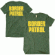 Fox Outdoor Two-Sided Imprinted T-Shirt - Men's, Large, Border Patrol/Gold Imprint/Olive Drab, 64-607 L