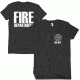 Fox Outdoor Two-Sided Imprinted T-Shirt - Men's, Extra Large, Black/Fire Department/White Imprint, 64-615 XL