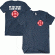 Fox Outdoor Two-Sided Imprinted T-Shirt - Men's, Large, Hot &amp; Wet / Navy, 64-6260 L