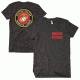 Fox Outdoor Two-Sided Imprinted T-Shirt - Men's, Medium, Marine Veteran / Black, 63-4852 M