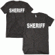 Fox Outdoor Two-Sided Imprinted T-Shirt - Men's, Small, Black/Sheriff/White Imprint, 64-613 S