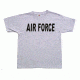 Fox Outdoor Youths Imprinted T-Shirt, Air Force - Heather Grey, Extra Large, 64-83 XL