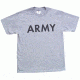 Fox Outdoor Youths Imprinted T-Shirt, Army - Heather Grey, Large, 64-80 L