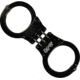Fury Handcuffs Hinged with SS Construction, Matte Black SS Construction, Hinged, Meets Or Exceeds Military Specs, Black, 15949
