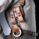 Galco SC7 Cuff Case For System Or Belt - Left Hand - Tan SC73