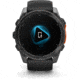 Garmin fenix 8 AMOLED 51mm GPS Watch, Slate Gray with Black Silicone Band, 010-02905-00