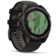 Garmin fenix 8 Sapphire Solar Edition 47mm GPS Watch, Carbon Gray DLC Titanium with Black/Pebble Gray Silicone, 010-02906-10