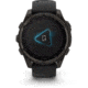 Garmin fenix 8 Sapphire Solar Edition 47mm GPS Watch, Carbon Gray DLC Titanium with Black/Pebble Gray Silicone, 010-02906-10