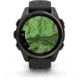 Garmin fenix 8 AMOLED 43mm GPS Watch, Sapphire, Carbon Gray DLC Titanium with Black/Pebble Gray Silicone, 010-02903-20