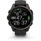 Garmin fenix 8 AMOLED 43mm GPS Watch, Sapphire, Carbon Gray DLC Titanium with Black/Pebble Gray Silicone, 010-02903-20