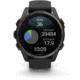 Garmin fenix 8 AMOLED 43mm GPS Watch, Sapphire, Carbon Gray DLC Titanium with Black/Pebble Gray Silicone, 010-02903-20