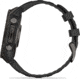Garmin fenix 8 AMOLED 47mm GPS Watch, Sapphire, Carbon Gray DLC Titanium with Black/Pebble Gray Silicone, 010-02904-20
