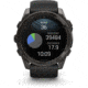 Garmin fenix 8 AMOLED 51mm GPS Watch, Sapphire, Carbon Gray DLC Titanium with Black/Pebble Gray Silicone, 010-02905-20