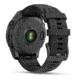 Garmin fenix E AMOLED 47mm GPS Watch, Slate Gray Steel with Black Silicone Band, 010-03025-03