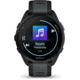 Garmin Forerunner 165 Music 43mm Watch, Black/Slate Gray, 010-02863-30