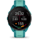 Garmin Forerunner 165 Music 43mm Watch, Turquoise/Aqua, 010-02863-32
