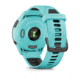 Garmin Forerunner 265 Watch, Black Bezel w/ Aqua Case and Aqua/Black Silicone Band, 010-02810-02