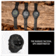Garmin Instinct 3 Amoled Tactical Watch, Black, 50mm, Polymer/Aluminum, Black, Silicone, 010-03020-50