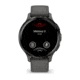 Garmin Venu 3S Watch, Slate Stainless Steel Bezel w/ Pebble Gray Case and Silicone Band, 010-02785-00