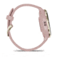 Garmin Venu 3S Watch, Soft Gold Stainless Steel Bezel w/ Dust Rose Case and Silicone Band, 010-02785-03