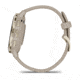 Garmin Venu 3S Watch, Soft Gold Stainless Steel Bezel w/ French Gray Case and Silicone Band, 010-02785-02