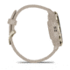 Garmin Venu 3S Watch, Soft Gold Stainless Steel Bezel w/ French Gray Case and Silicone Band, 010-02785-02