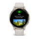 Garmin Venu 3S Watch, Soft Gold Stainless Steel Bezel w/ Ivory Case and Silicone Band, 010-02785-04