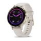 Garmin Venu 3S Watch, Soft Gold Stainless Steel Bezel w/ Ivory Case and Silicone Band, 010-02785-04