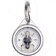 Glow Rhino Waypoint Compass, Tritium Keychain Compass, Aluminum with Satin Finish, COMPASS-001-AL