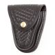 Gould &amp; Goodrich Chain Handcuff Case, Nickel, Black Weave, B70W