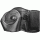 Gould &amp; Goodrich Cuff/Mag Case w/Belt Loops, Colt 9mm/.40, Left Hand, Black, B841-3LH