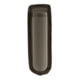 Gould &amp; Goodrich Baton Pouch 21, Molded Hardware, Silver Tan, XMST560-21