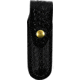 Gould &amp; Goodrich Small Flashlight Case w/Flap, Brass Hardware, Black Weave, B672-2WBR