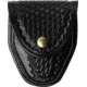 Gould &amp; Goodrich ASP/Hiatt Handcuff Case, Basket Brass Snap, Black Weave, B470WBR