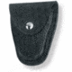 Gould &amp; Goodrich Polymer Laminate Handcuff Case, Nickel Snap, Black Weave, K70W