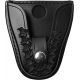 Gould &amp; Goodrich Open Top Cuff Case, Nickel Snap, Black Weave, K86W
