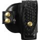 Gould &amp; Goodrich Magazine Case/Cuff Holder, Right Hand, Brass HW - Beretta Cougar .45 &amp; Similar, Black Weave, B533-2WBR