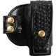 Gould &amp; Goodrich Magazine Case/Cuff Holder, Right Hand, Brass HW - Glock 20, 21, 29, 30 &amp; Similar, Black Weave, B533-4WBR