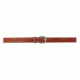 Gould &amp; Goodrich Reinforced 1.25in Shooters Belt w/Brass Buckle, 34in, Chestnut Brown, 190-34BR