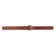Gould &amp; Goodrich Reinforced 1.25in Shooters Belt w/Brass Buckle, 32in, Chestnut Brown, 190-32BR